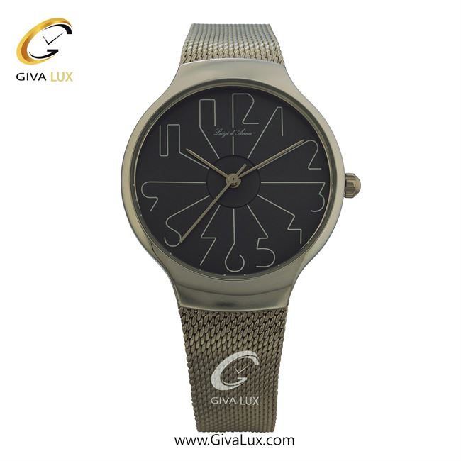 ساعت مچی اورجینال زنانه LdA نقره ای | نقره ای| مشکی| کد رفرنس 2221